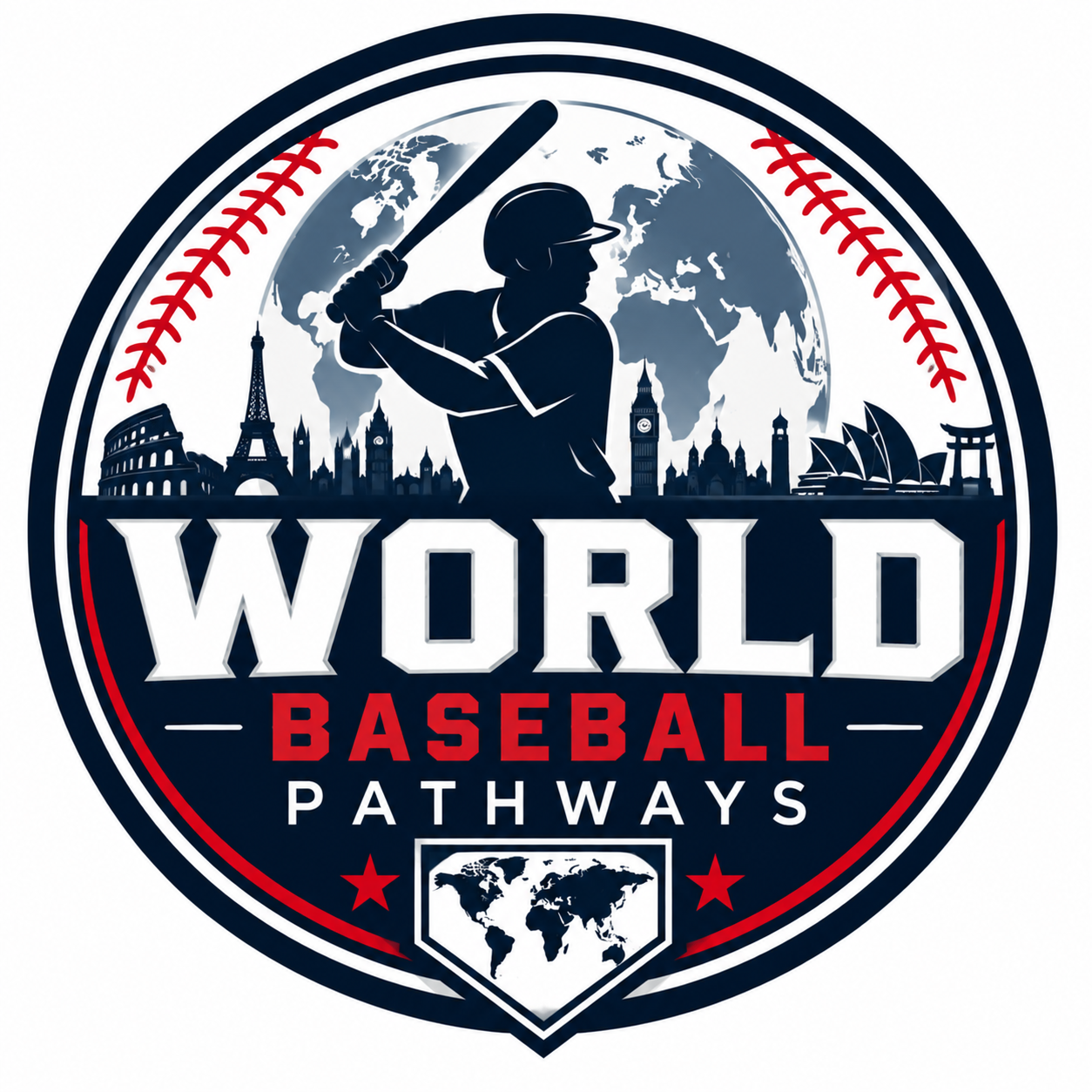 World Baseball Pathways global baseball logo